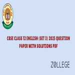 CBSE Class 12 English Core Question Paper 2025 with Solutions Set 3 1 2 3